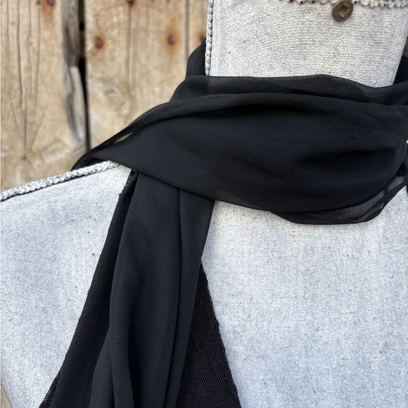 Suzy Shier Black Dress Sz L - Picture 6 of 9